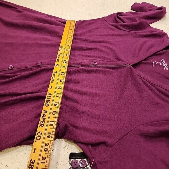 Torrid Plush Skater Dress 2x Purple Long Sleeve Pockets NWT Super Soft - Picture 6 of 7